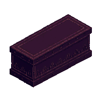 horror coffin icon dark casket 005