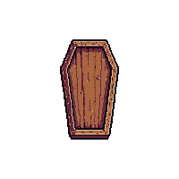 horror coffin icon dark casket 037