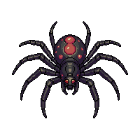 horror spider icon arachnid 023