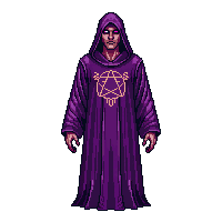 horror cult leader robes symbol 018