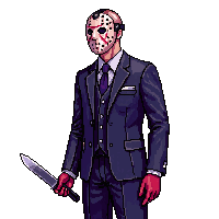 horror masked killer hockey mask knife 025