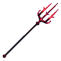 horror pitchfork devil weapon horror weapon 022