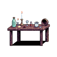 occult altar dark ritual table offerings 013