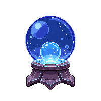 occult crystal ball dark scrying sphere 010