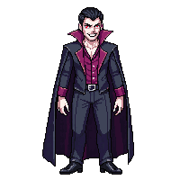 vampire lord pale skin red eyes 001