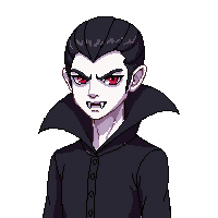 vampire lord pale skin red eyes 006