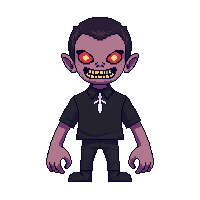 vampire spawn feral undead glowing eyes 005