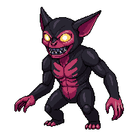 vampire spawn feral undead glowing eyes 015