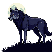 werewolf in moonlight howling silver 008