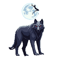 werewolf in moonlight howling silver 012