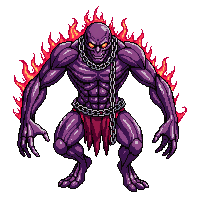 revenant spirit chained angry vengeful red aura