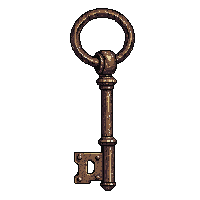 rusty key old iron door lock dungeon master