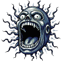 scream visual soundwave distortion horror attack