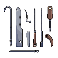 survival lockpick set metal thin tools