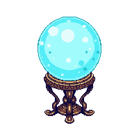 crystal ball stand