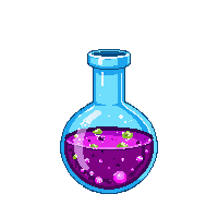 antidote potion round flask