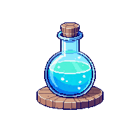 clarity potion round flask