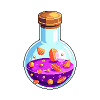 dragon breath potion round flask
