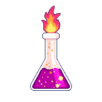 fire breathing potion tall vial
