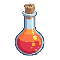 fire resistance potion corked jug