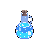 frost potion corked jug