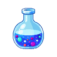 frost potion round flask