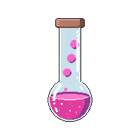 frost potion tall vial