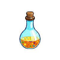ghost potion corked jug