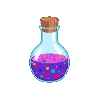 light potion corked jug