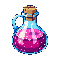 love potion corked jug