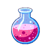 love potion round flask
