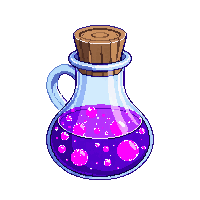mana potion corked jug