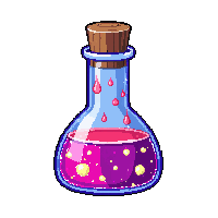 rage potion tall vial
