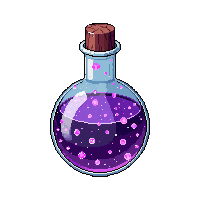shadow potion round flask