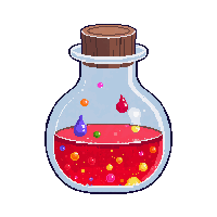 stamina potion round flask