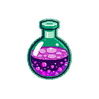 stone skin potion round flask