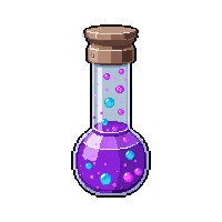 stone skin potion tall vial