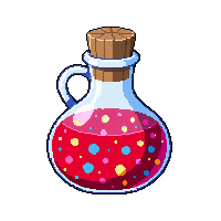 strength potion corked jug
