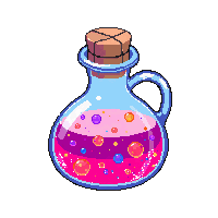teleport potion corked jug