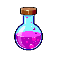 vampirism potion round flask