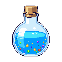water breathing potion corked jug