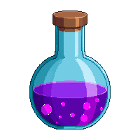 wisdom potion round flask