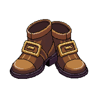 wizard slippers  gold buckled