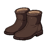 wizard slippers  muddy brown