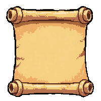 wax sealed scroll  with golden trim