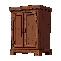 wardrobe armoire  plain rustic