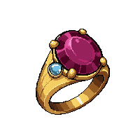 ruby ring  with diamond