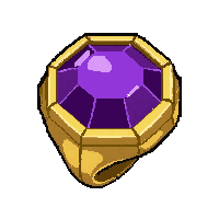 ruby ring  with purple amethyst