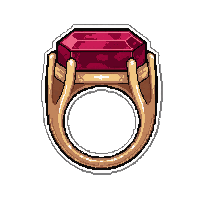 ruby ring  with red ruby