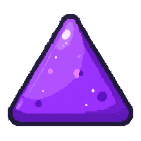 triangular rune  glowing purple shadow rune